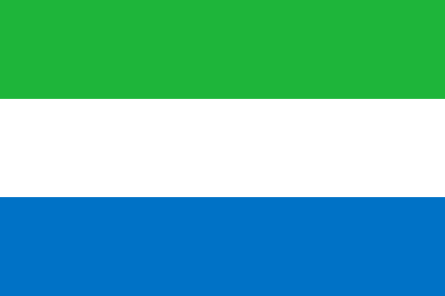 Sierra Leone Country Flag